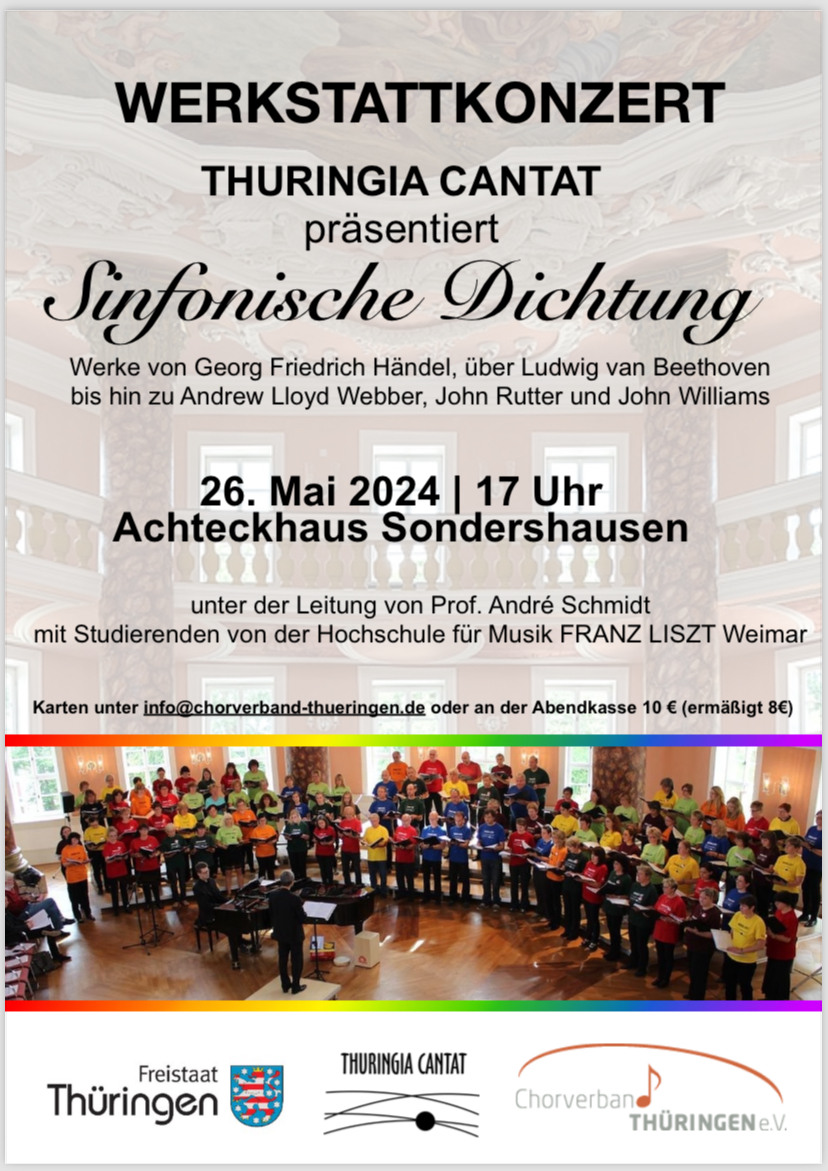 Sinfonische Dichtung - THURINGIA CANTAT | Werkstattkonzert