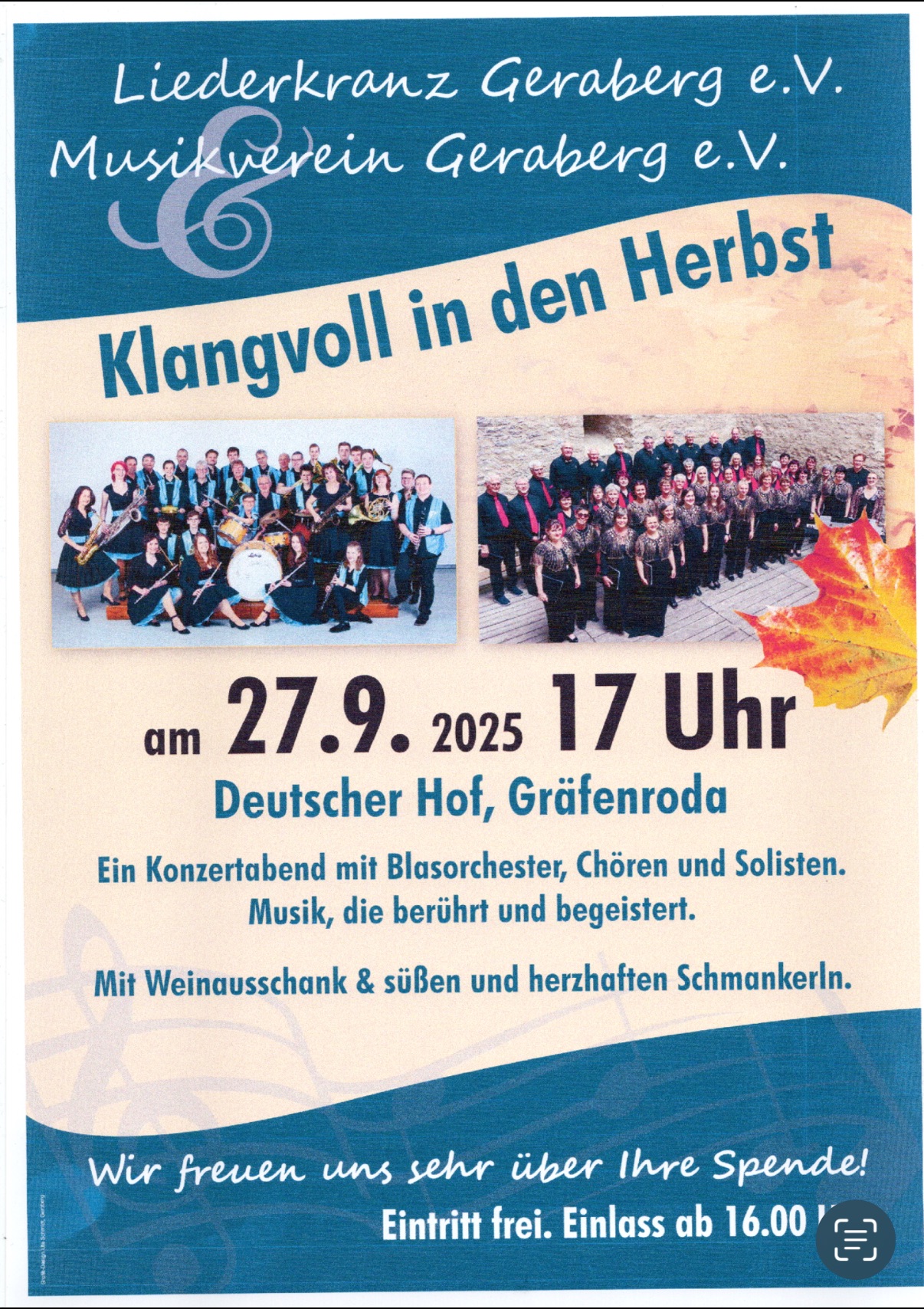 Klangvoll in den Herbst