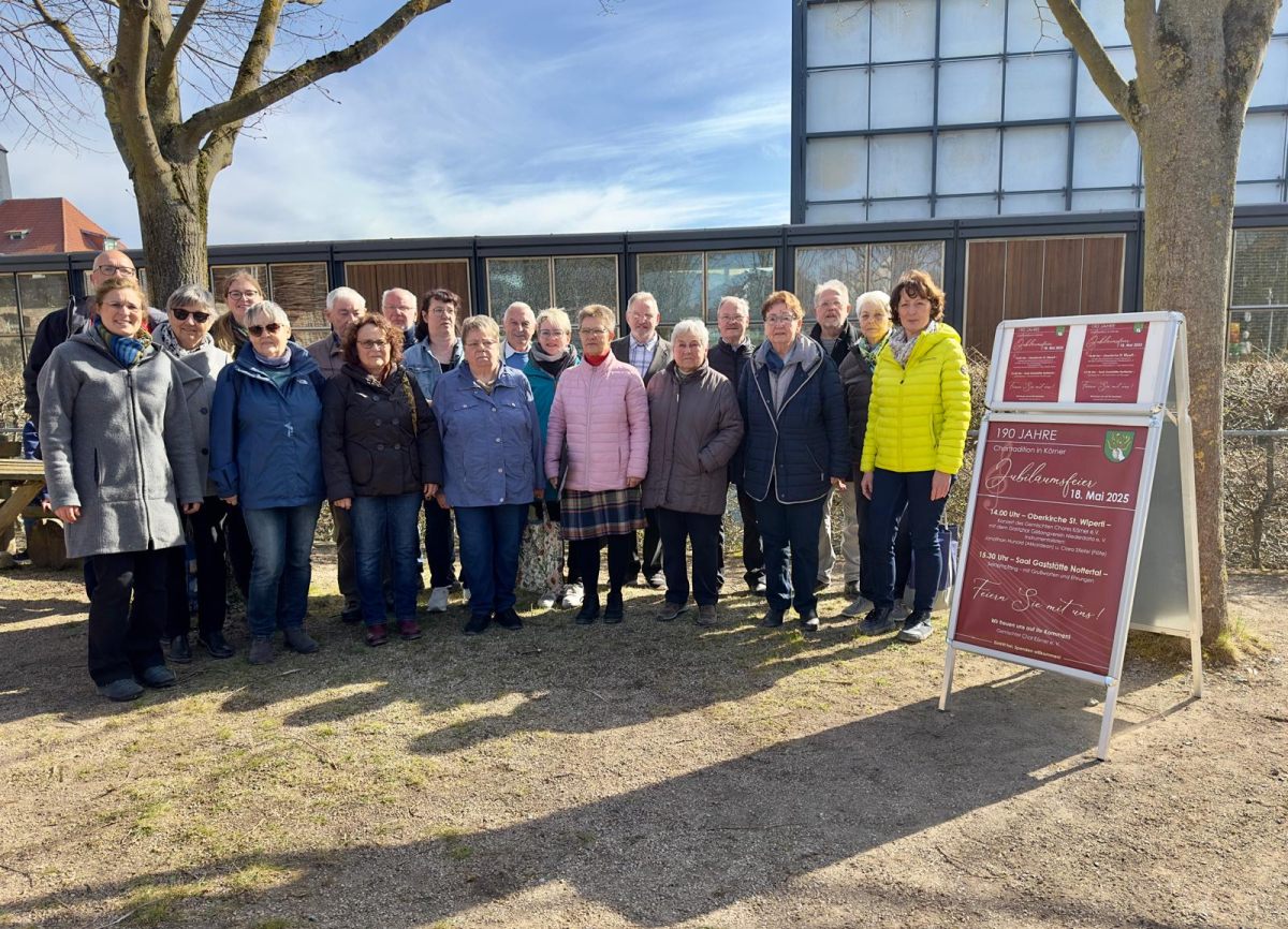 Jubiläum 190 Jahre Chortradition in Körner 